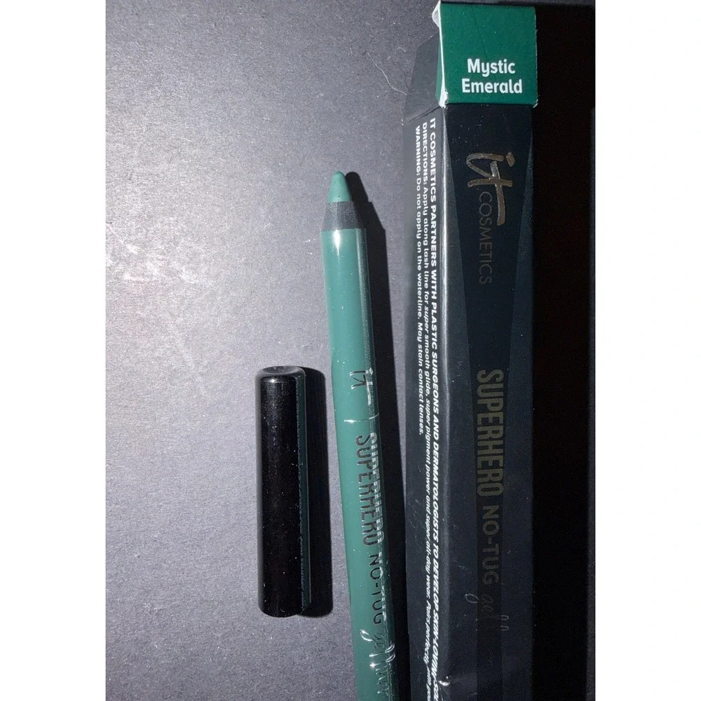 IT Cosmetics Superhero No-Tug Gel Eyeliner Mystic Emerald Smudge-Proof Longwear